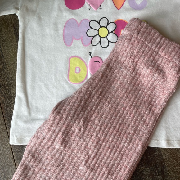 SOLD Zara knit wide leg cropped pants, 2-3 years - Picture 5 of 5